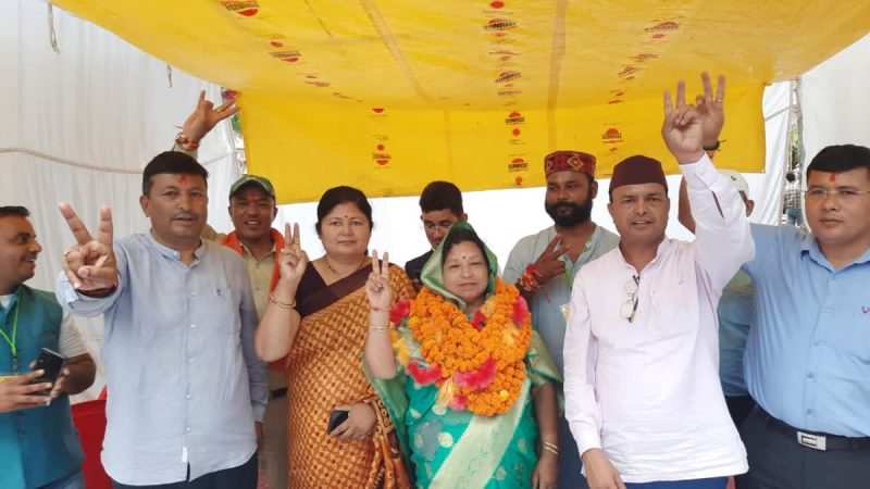बागेश्वर विधानसभा उपचुनाव में भाजपा 2405 मतों से जीती