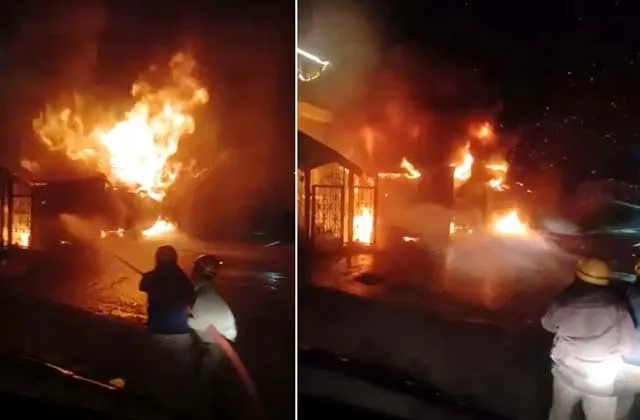 शिमला में टाटा शोरूम में लगी आग, पांच गाड़ी जलकर राख